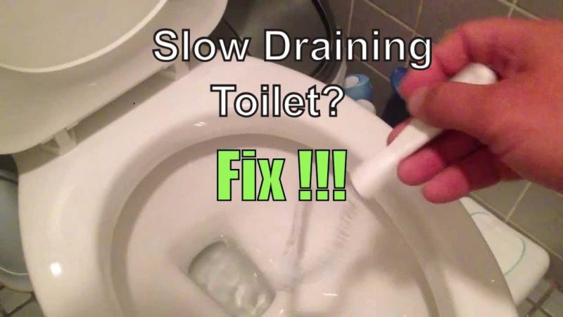Is Your Toilet Too Slow to Flush. : Here