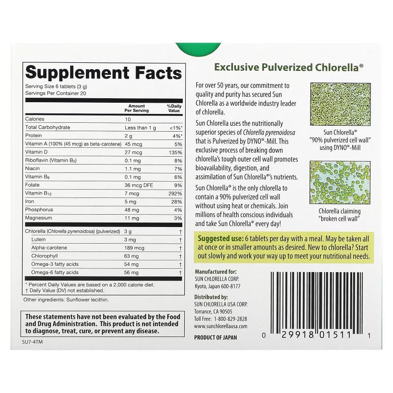 Key Facts About Sun Chlorella Supplements: Discover The Incredible Health Benefits You Never Knew