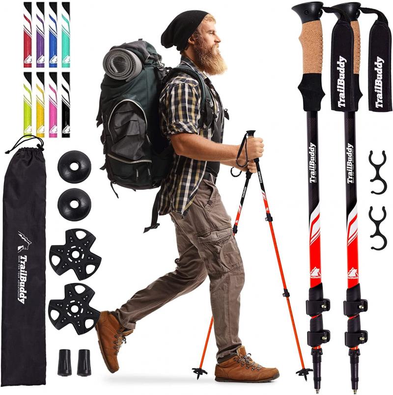 Lightweight Yet Durable: Cascade Mountain Tech Aluminum Folding Trekking Poles Take On The Trails