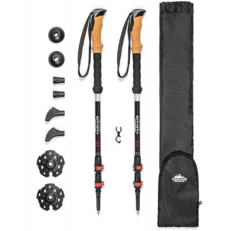 Lightweight Yet Durable: Cascade Mountain Tech Aluminum Folding Trekking Poles Take On The Trails