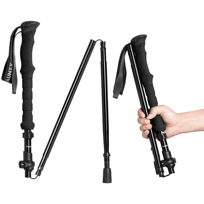 Lightweight Yet Durable: Cascade Mountain Tech Aluminum Folding Trekking Poles Take On The Trails