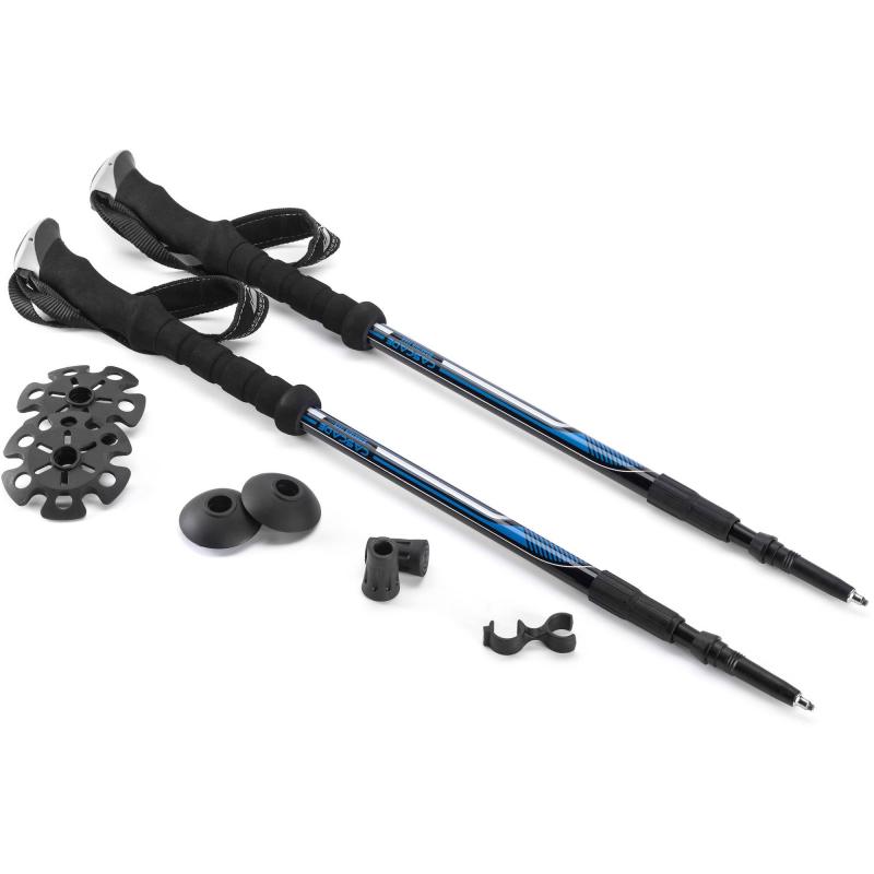 Lightweight Yet Durable: Cascade Mountain Tech Aluminum Folding Trekking Poles Take On The Trails