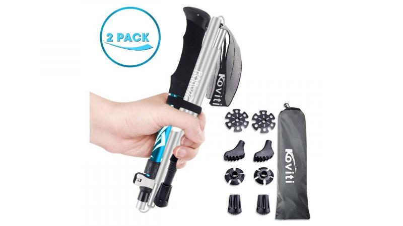 Lightweight Yet Durable: Cascade Mountain Tech Aluminum Folding Trekking Poles Take On The Trails