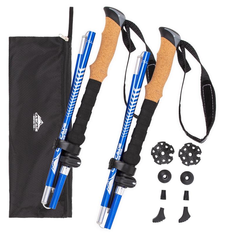 Lightweight Yet Durable: Cascade Mountain Tech Aluminum Folding Trekking Poles Take On The Trails