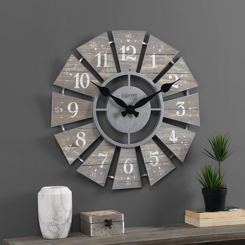 Looking for a Unique Clock for Your Home Decor. Check Out These 22 Inch Windmill Wall Clocks