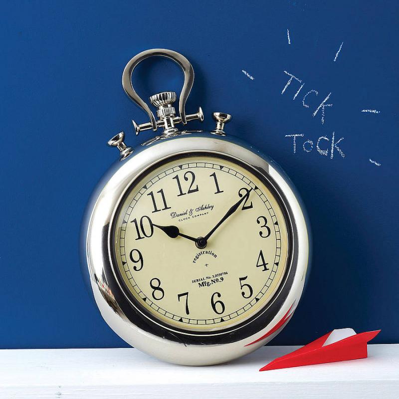 Looking for a Unique Decor Item. Consider a Pocket Watch Wall Clock