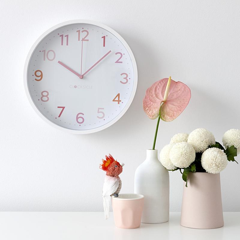 Looking for a Unique Wall Clock in 2023. 8 Reasons Why a Silent Sweep Table Clock in Pink is Perfect