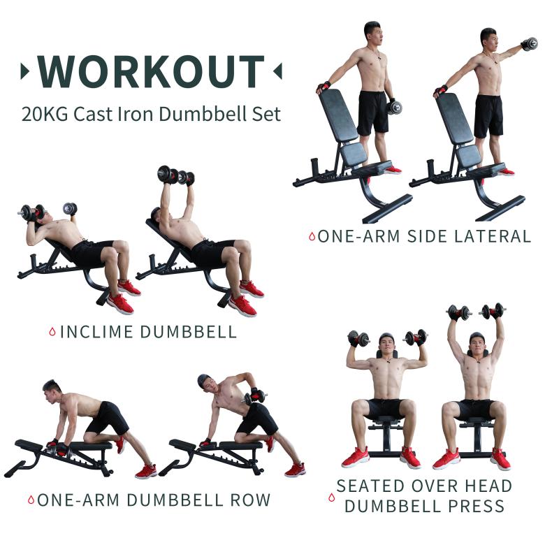 Looking for an effective dumbbell set: 7 things to know before buying cast iron dumbells