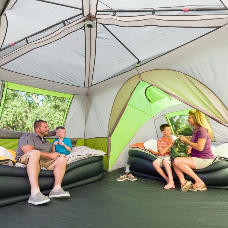 Looking for Extra Space and Comfort While Camping. Get the Details on This 9 Person Cabin Tent