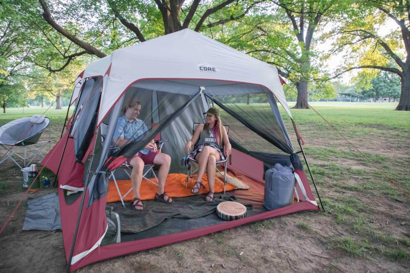 Looking for Extra Space and Comfort While Camping. Get the Details on This 9 Person Cabin Tent