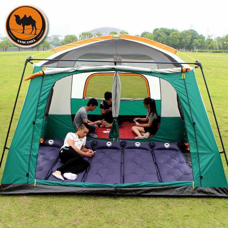 Looking for Extra Space and Comfort While Camping. Get the Details on This 9 Person Cabin Tent