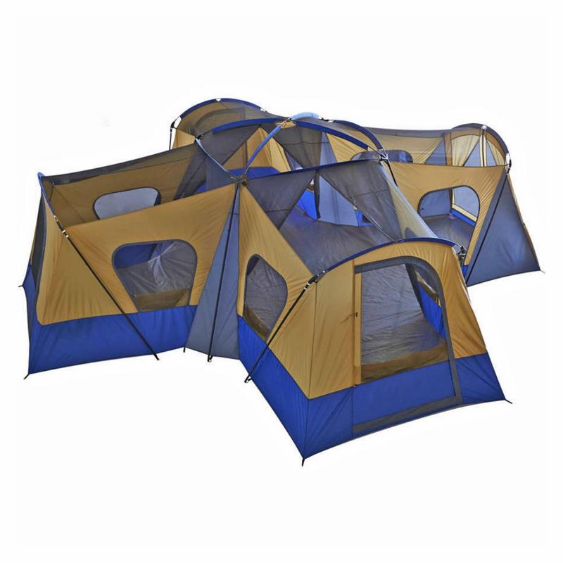 Looking for Extra Space and Comfort While Camping. Get the Details on This 9 Person Cabin Tent