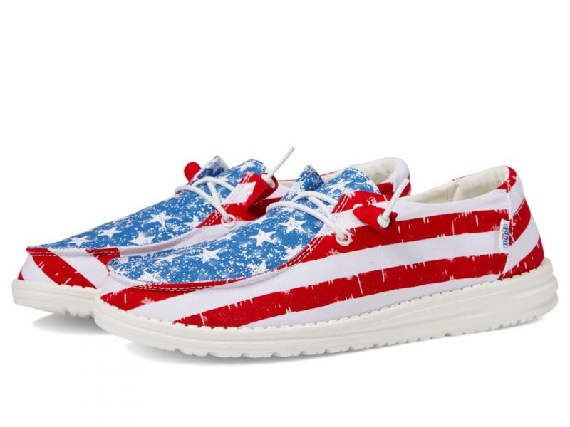 Looking for Patriotic Hey Dude Shoes. 15 Styles With the Red, White & Blue