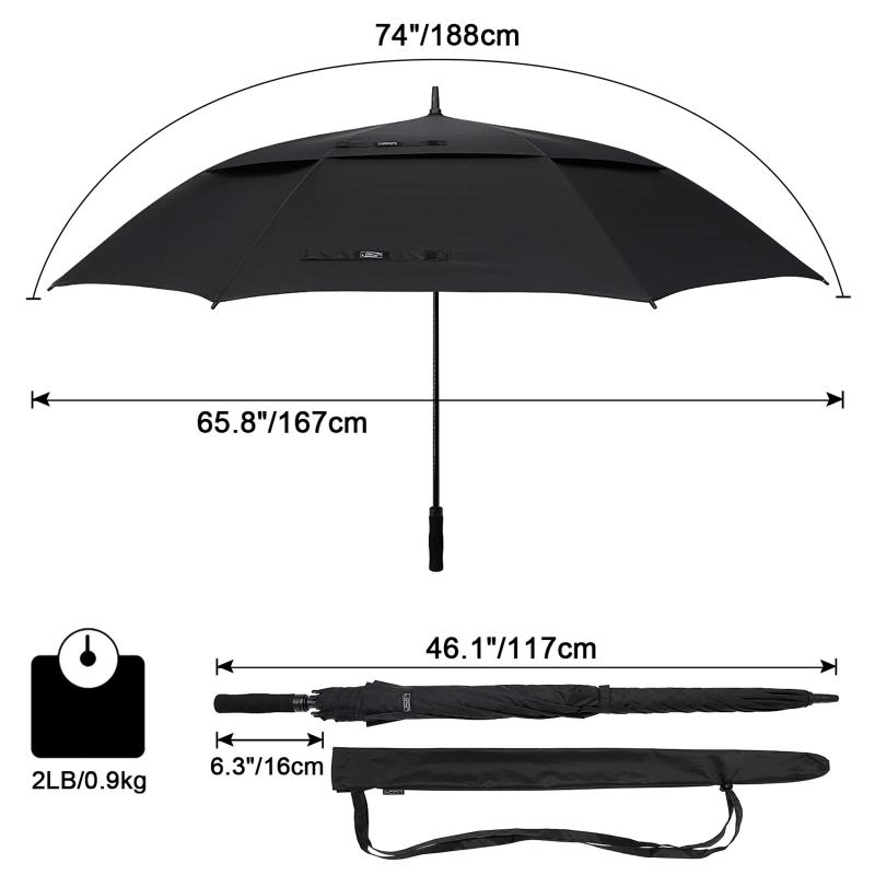 Looking for Rain Protection on the Course: Discover the Benefits of Using a 68 Inch Golf Umbrella