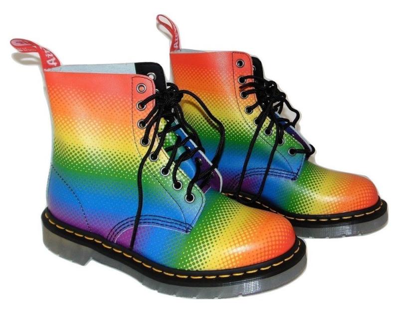 Looking For Rainbow Boots This Year. Try These Stunning Dr Martens