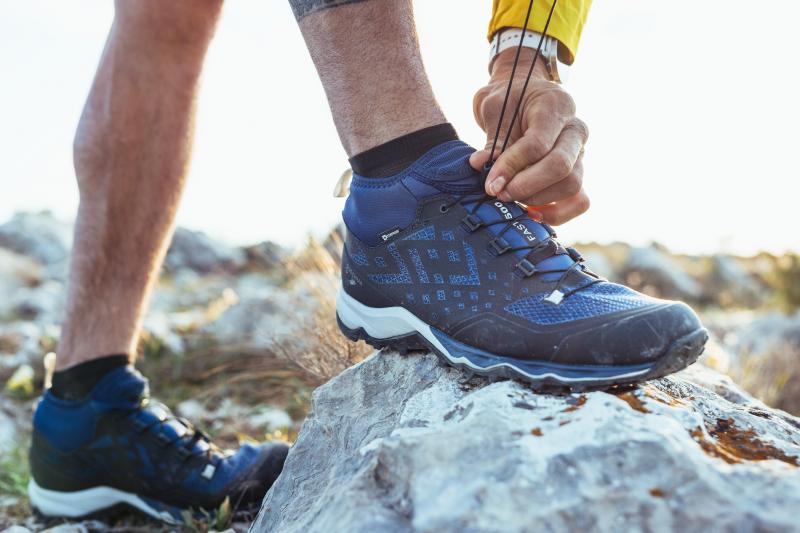 Looking for the Best Waterproof Hiking Boots. Try On Cloudrock Edge Raw