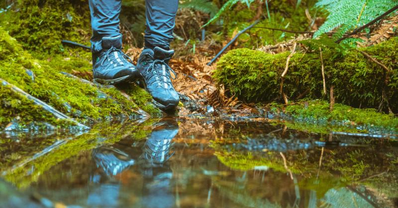 Looking for the Best Waterproof Hiking Boots. Try On Cloudrock Edge Raw