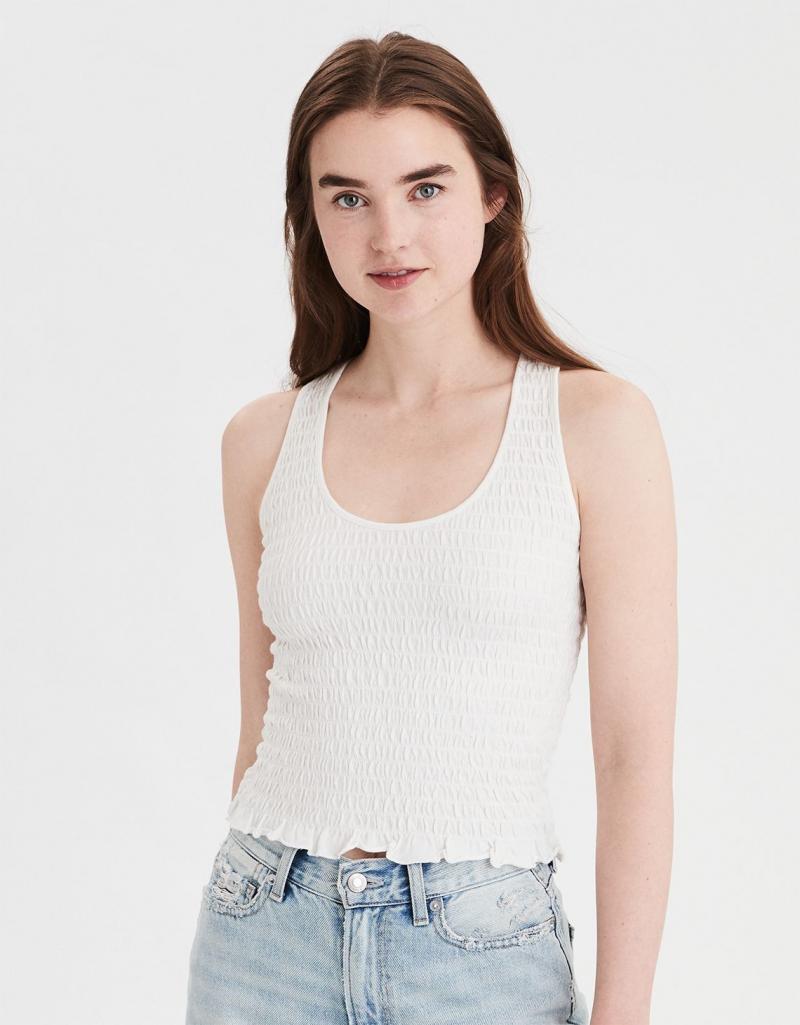 Looking for the Perfect Tank. White Tank Tops Offer Endless Style