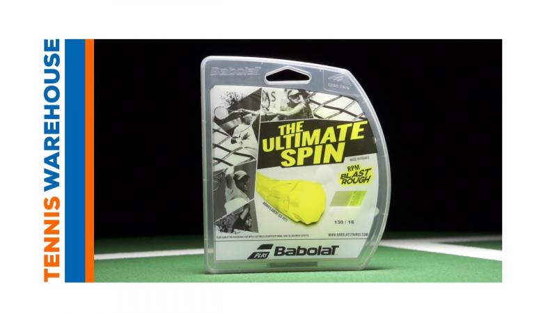 Looking to Add More Spin on Groundstrokes. The Babolat RPM Blast Rough 16 String Could Be Your Answer
