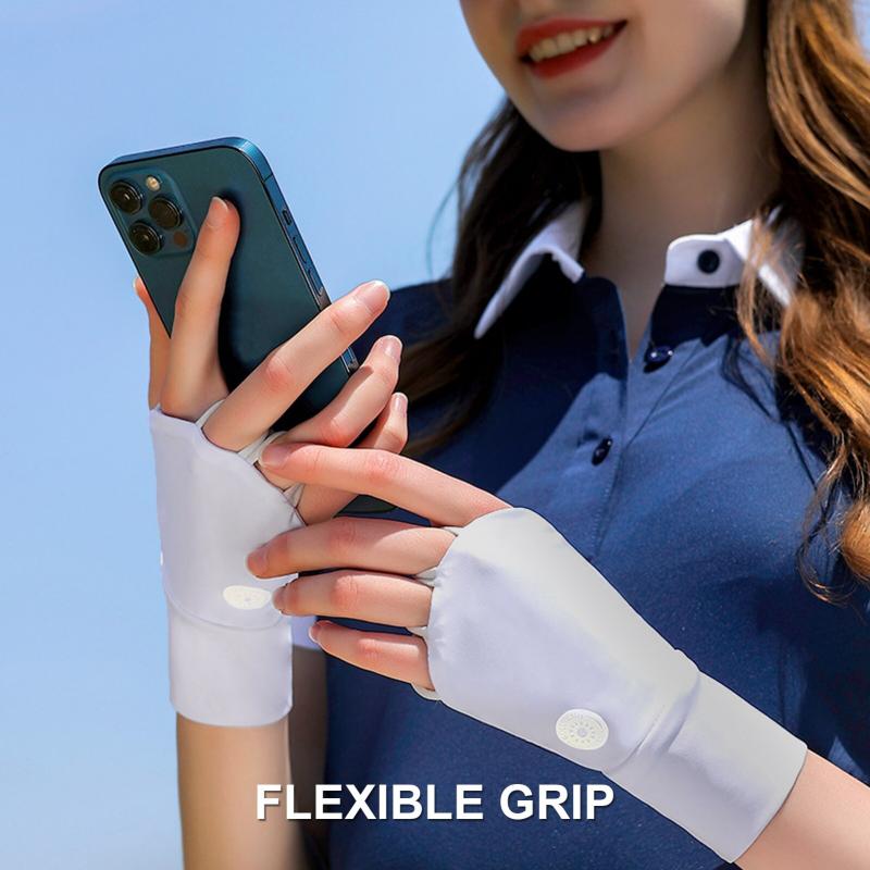 Looking to Block the Sun Without Sweaty Palms. : Discover the Cool Comfort of Palmless Sun Gloves