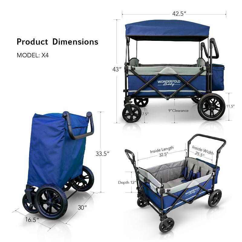 Looking to Buy The Best Quad Stroller Wagon: Try The Wonderfold X4