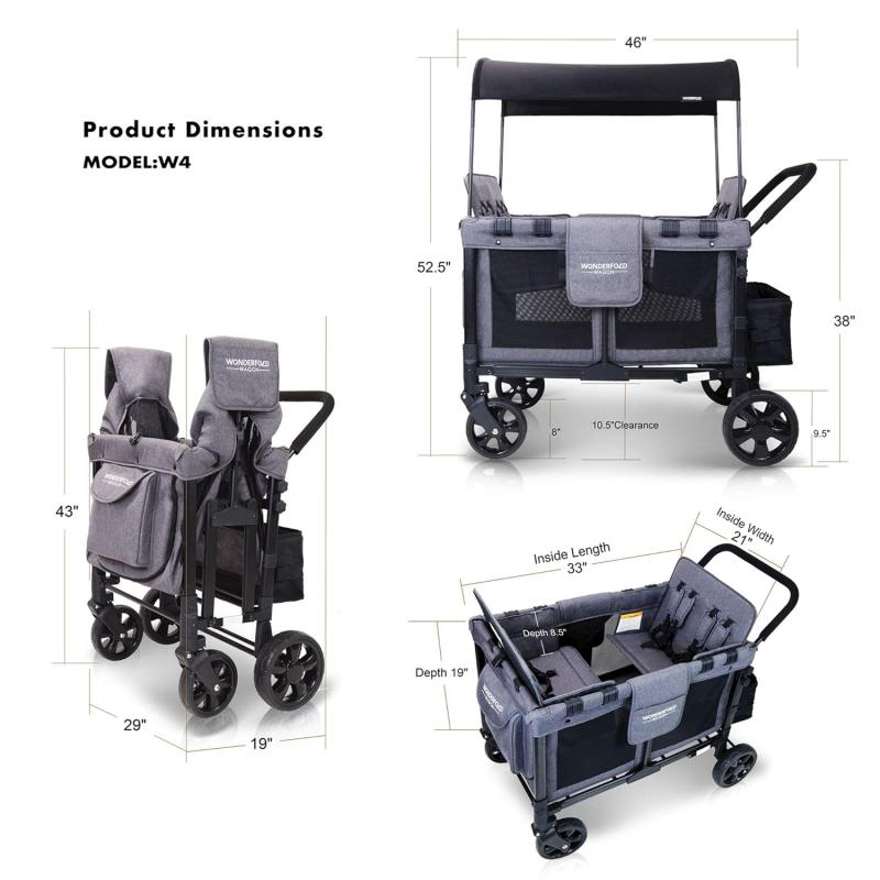 Looking to Buy The Best Quad Stroller Wagon: Try The Wonderfold X4