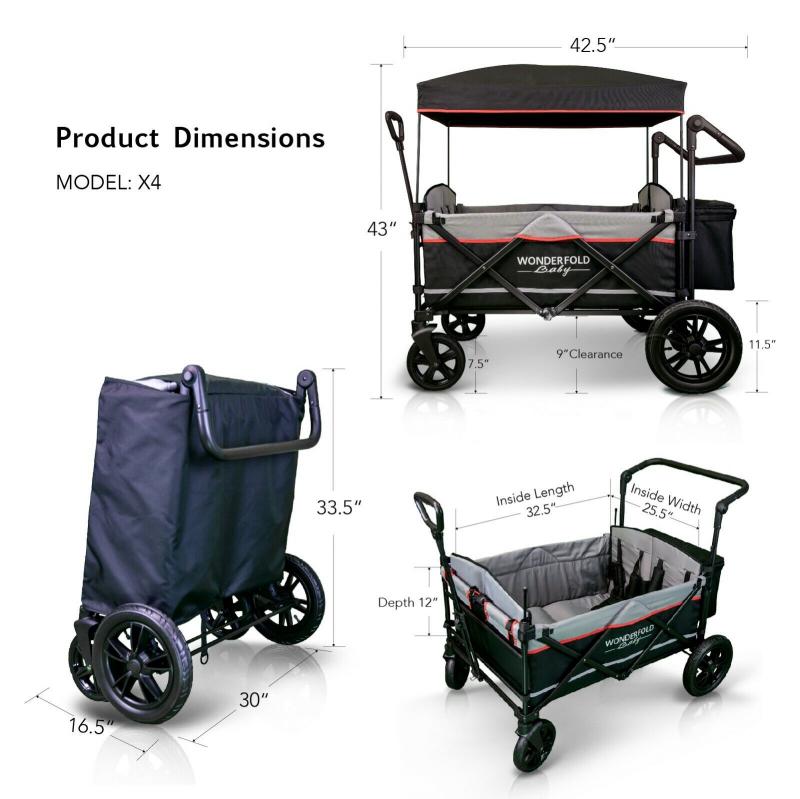 Looking to Buy The Best Quad Stroller Wagon: Try The Wonderfold X4