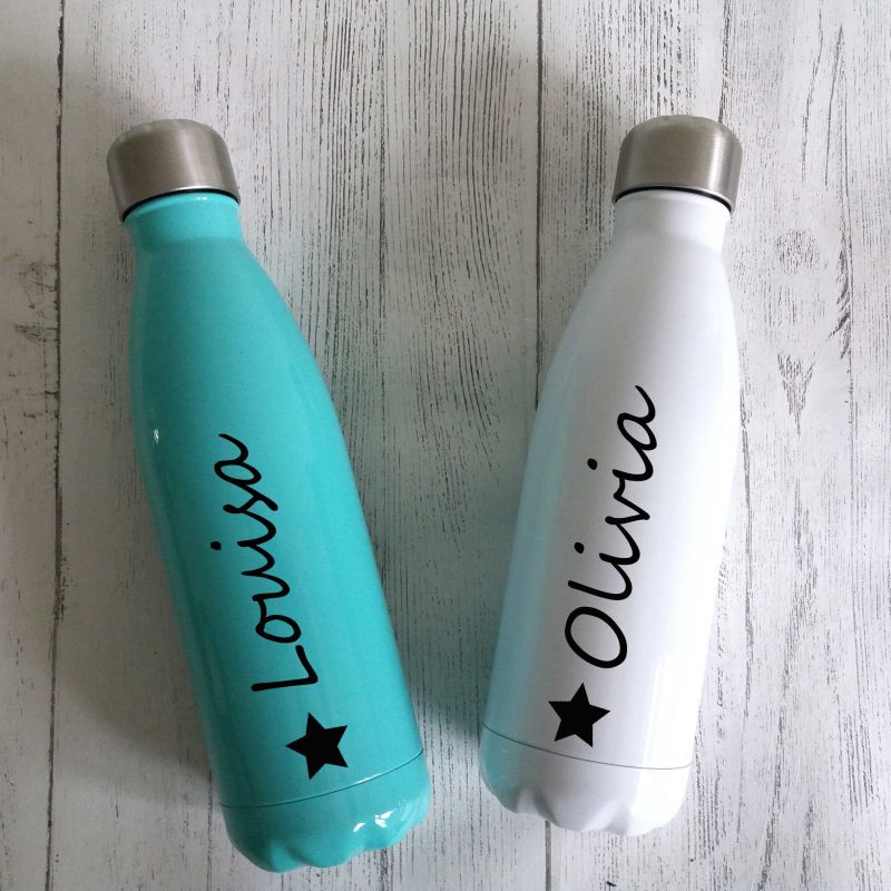 Marble Water Bottles Perfect for Keeping Drinks Chilly