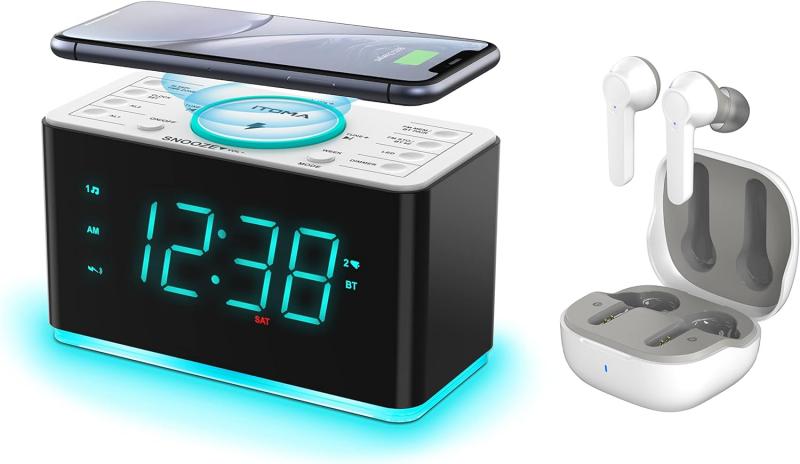 Need A Bedside Charger For Your Phone. Try These 15 Wireless Alarm Clocks