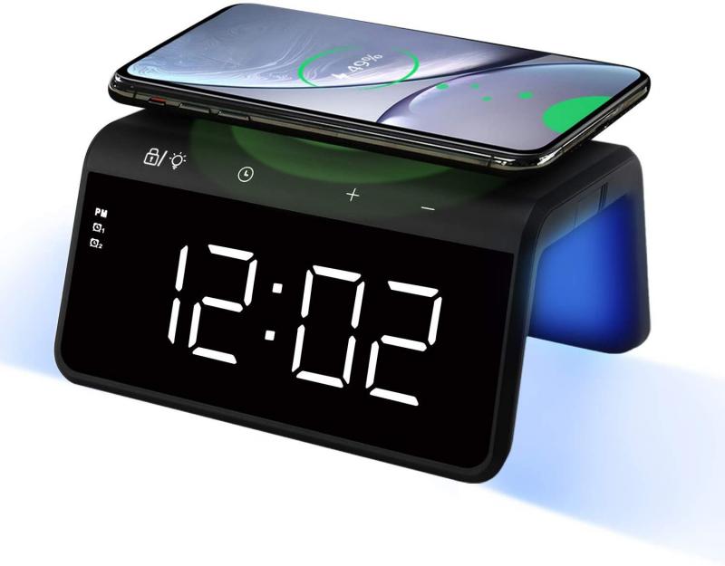 Need A Bedside Charger For Your Phone. Try These 15 Wireless Alarm Clocks