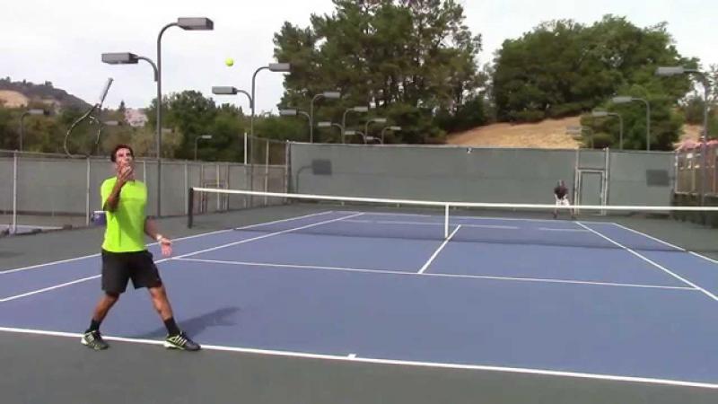 Need A Clean Tennis Court Fast: Use This Genius Tennis Court Squeegee Roller Trick