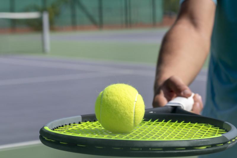 Need A Clean Tennis Court Fast: Use This Genius Tennis Court Squeegee Roller Trick