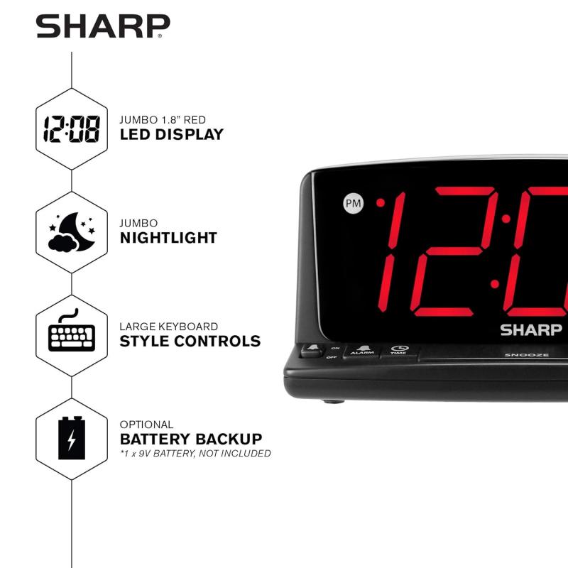 Need A Jumbo Clock For Easy Reading. Try These Huge Display Alarms