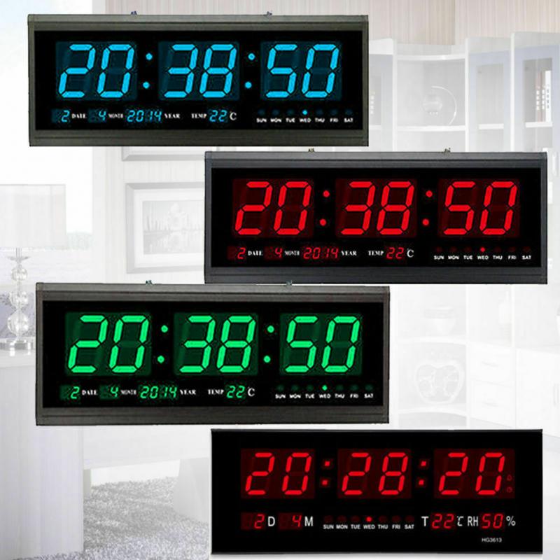 Need A Jumbo Clock For Easy Reading. Try These Huge Display Alarms