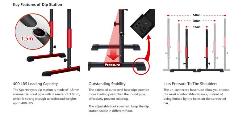 Need a Killer Dip Station for Your Home Gym. Discover the Best Ethos Dip Bars & Horns