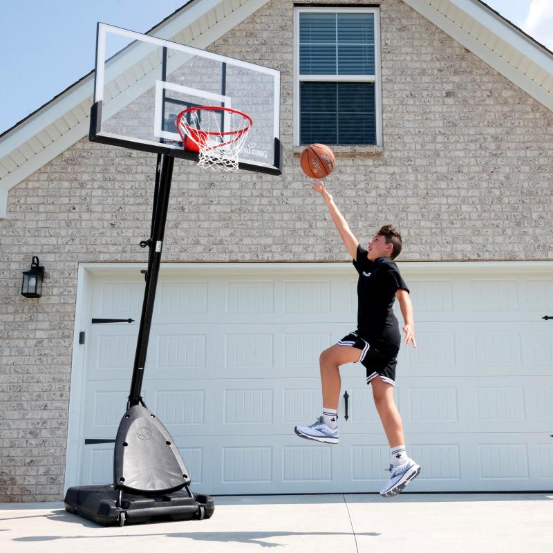 Need a Sturdy Basketball System. Find Out in 10 Seconds if Spalding