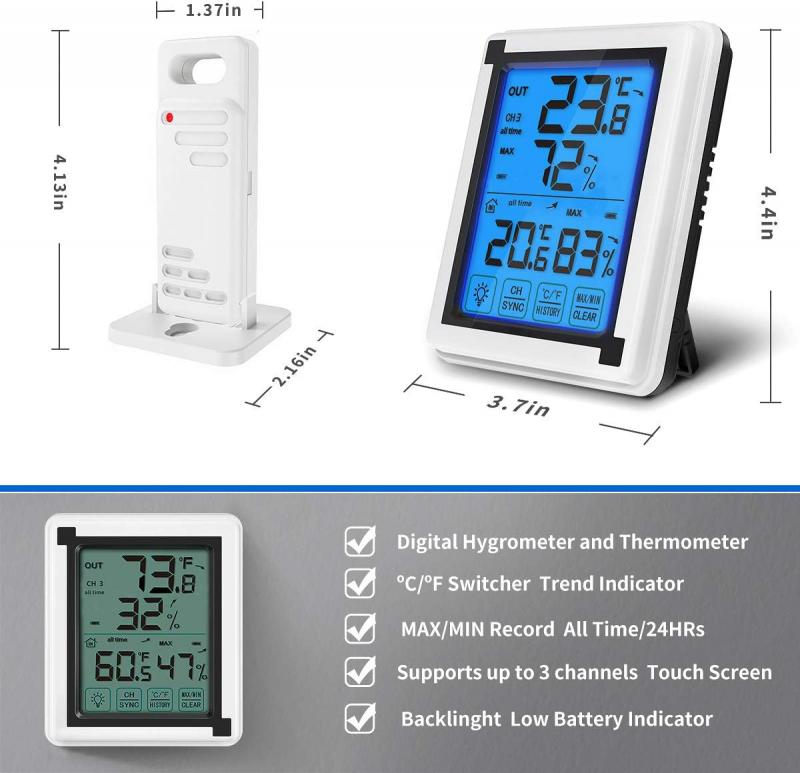 Need Accurate Temperature And Humidity Readings. : Discover The Best Indoor Outdoor Hygrometers And Thermometers