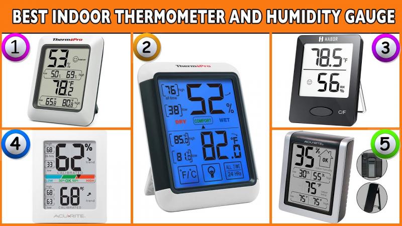 Need Accurate Temperature And Humidity Readings. : Discover The Best Indoor Outdoor Hygrometers And Thermometers