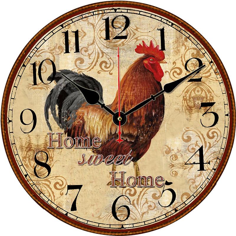 Need an Eye-Catching Kitchen Clock. Find the Perfect Rooster Clock Here