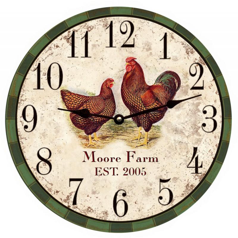 Need an Eye-Catching Kitchen Clock. Find the Perfect Rooster Clock Here