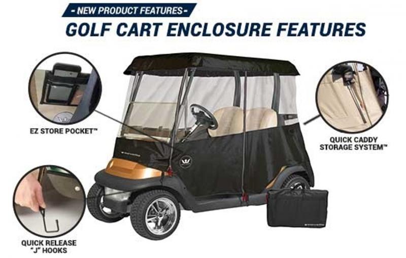 Need Golf Cart Rain Protection This Season. Discover The Best Golf Cart Enclosures Near You