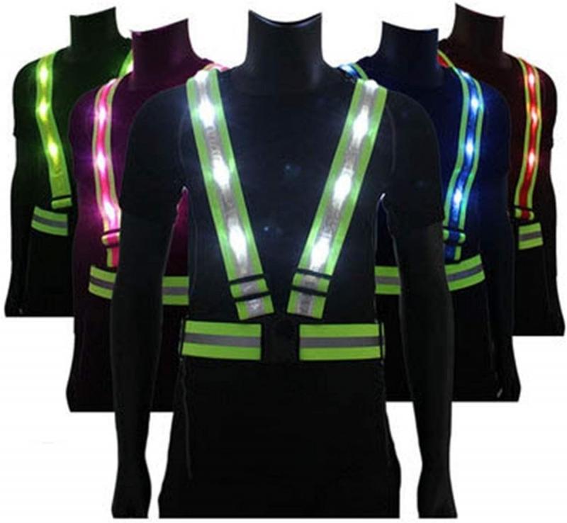 Need Safer Runs at Night. Discover Reflective Straps for Improved Visibility