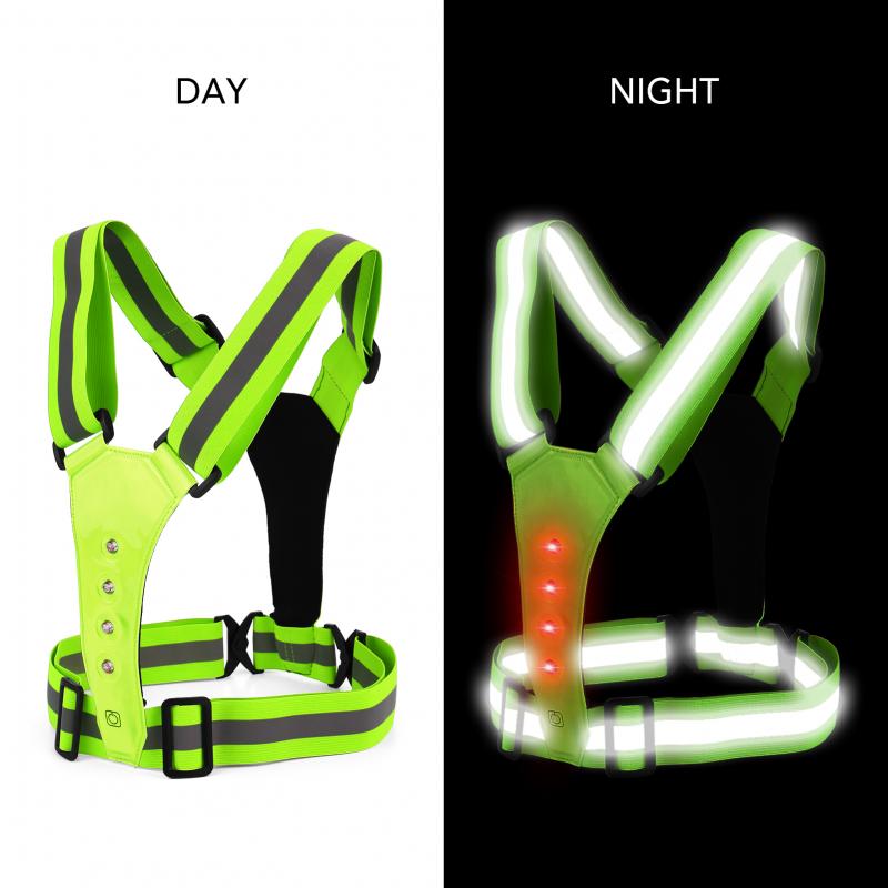 Need Safer Runs at Night. Discover Reflective Straps for Improved Visibility