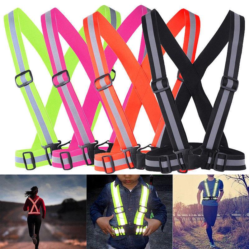 Need Safer Runs at Night. Discover Reflective Straps for Improved Visibility