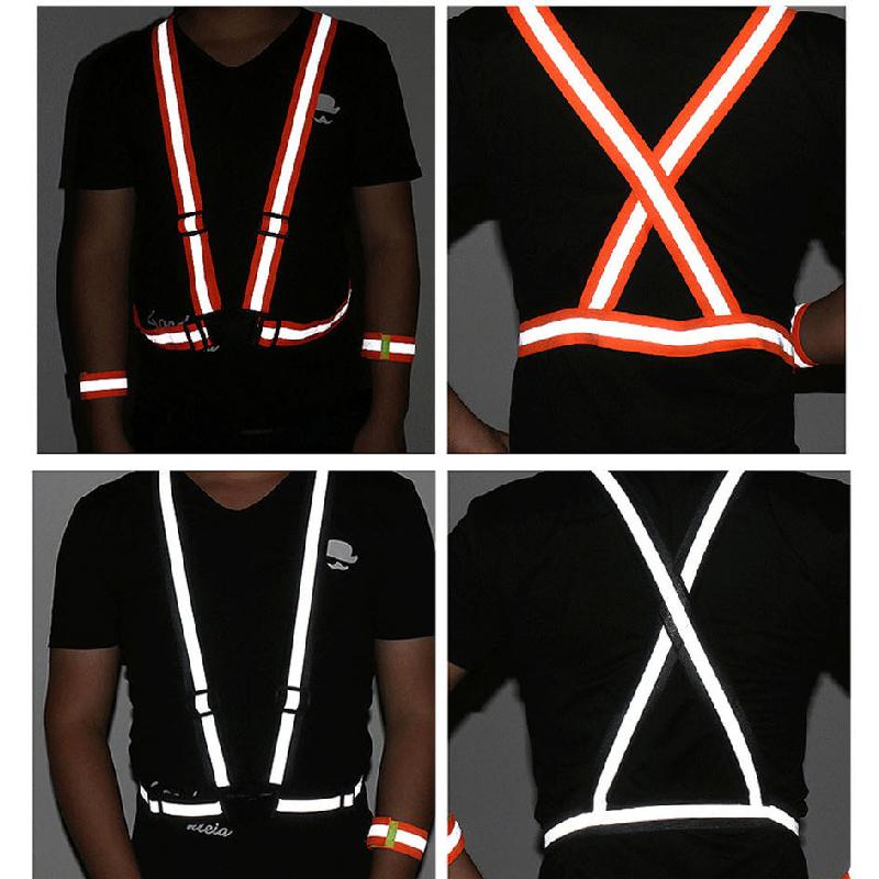 Need Safer Runs at Night. Discover Reflective Straps for Improved Visibility