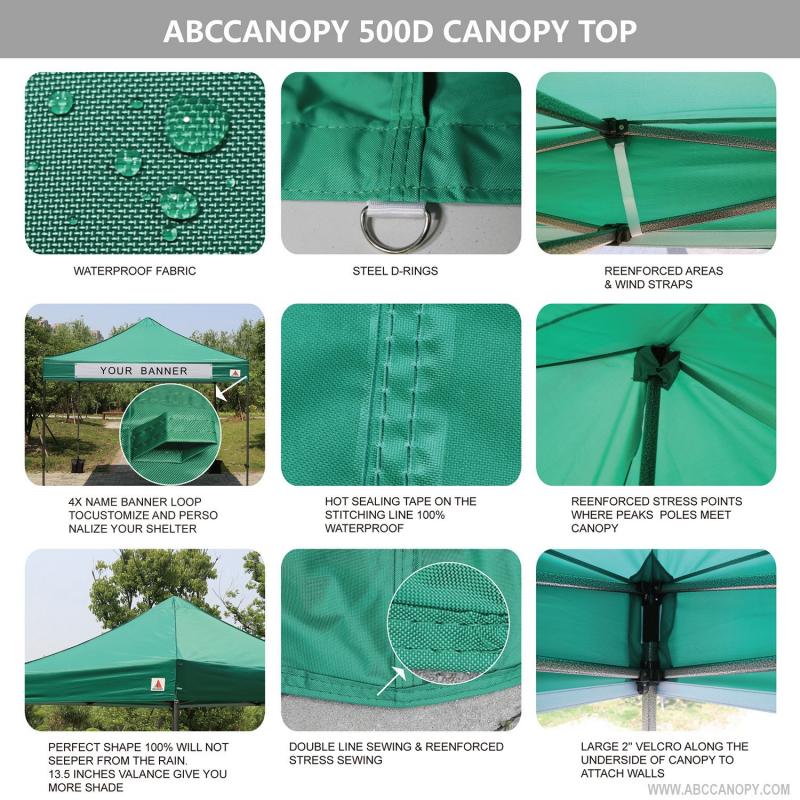 Need Shade for a 10x10 Canopy. Try These 10x10 Sidewalls for Instant Cover