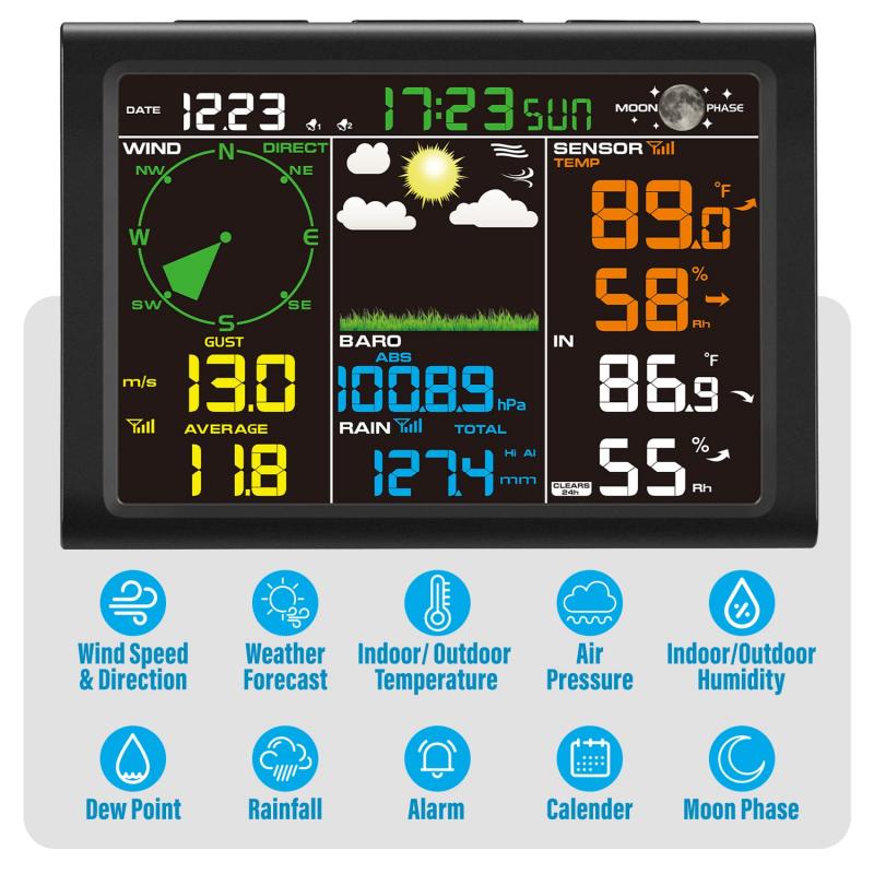 Never Check Forecast Again. : La Crosse Technology Wireless Stations For Inside & Out