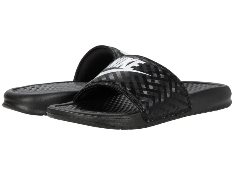 Nike Benassi JDI Sandal Sliders Review The Popular Grey Womens Slide