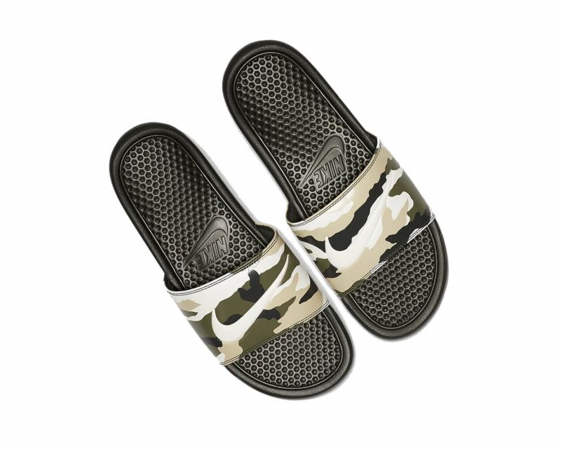 Nike Benassi JDI Sandal Sliders Review The Popular Grey Womens Slide