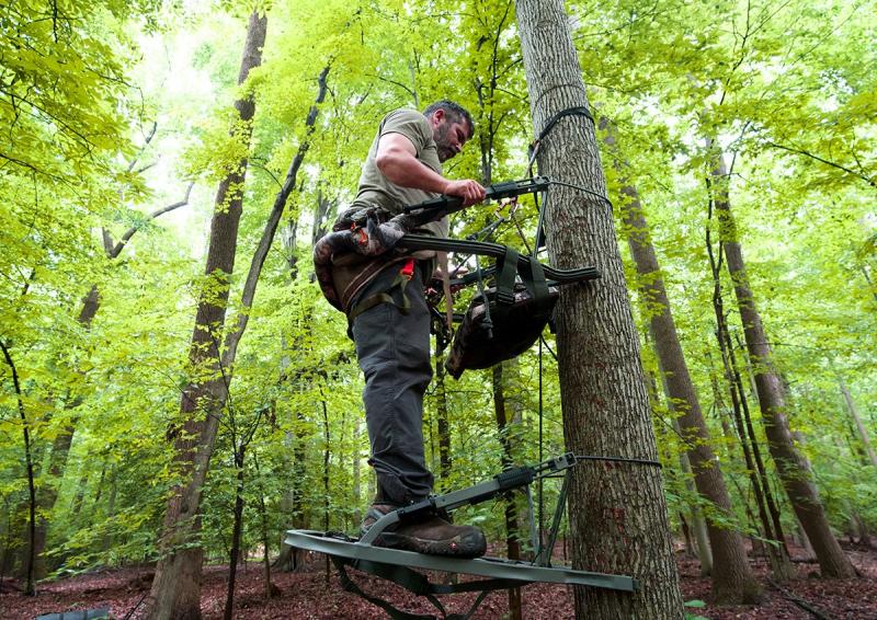 Ready for a Thrilling Hunt This Season. : The Summit 180 Max SD Climbing Treestand is a Game Changer